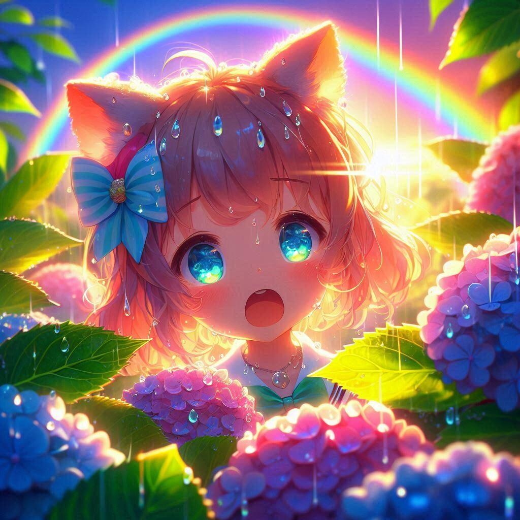 梅雨の中休み。