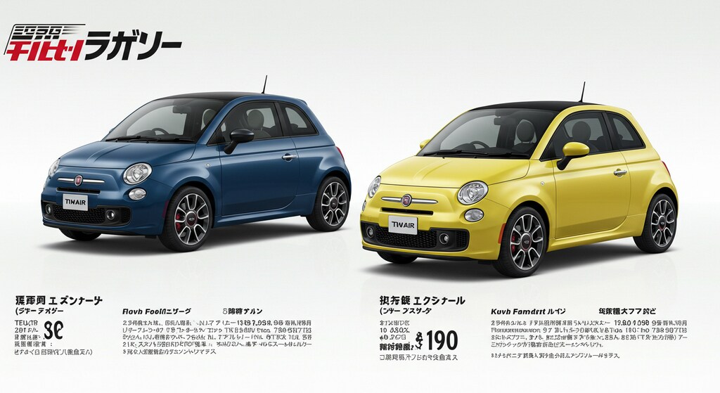 フィアット500　カタログ風