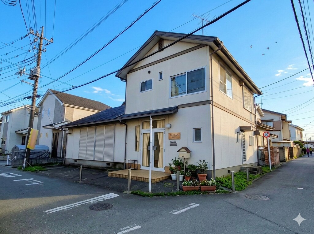 住宅街に佇む家