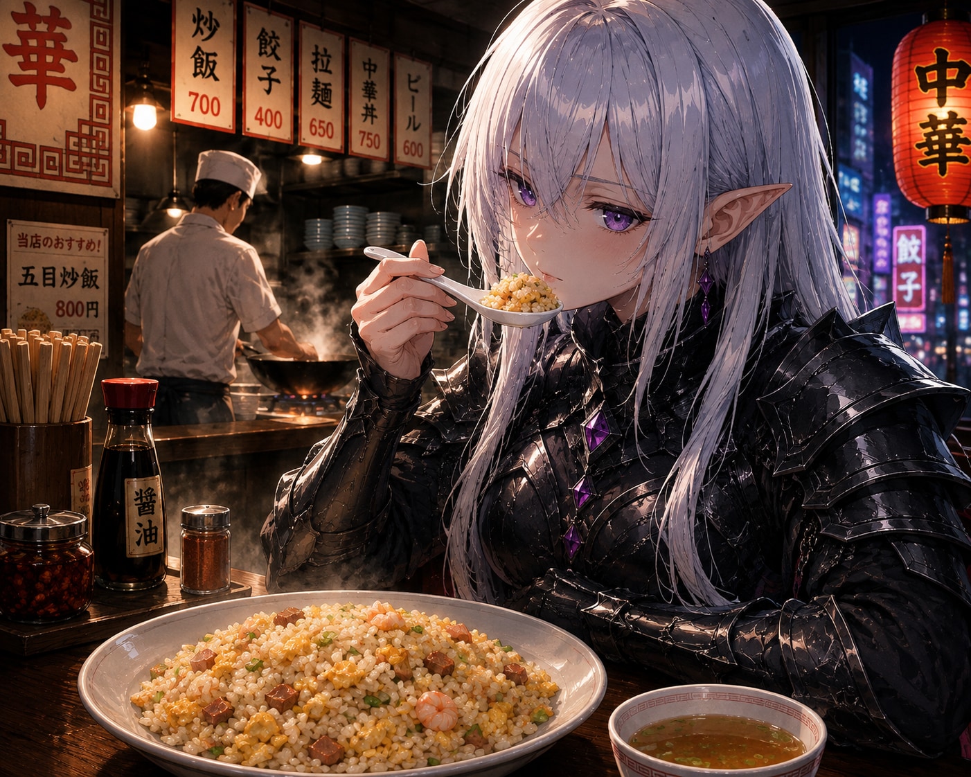 深夜の町中華