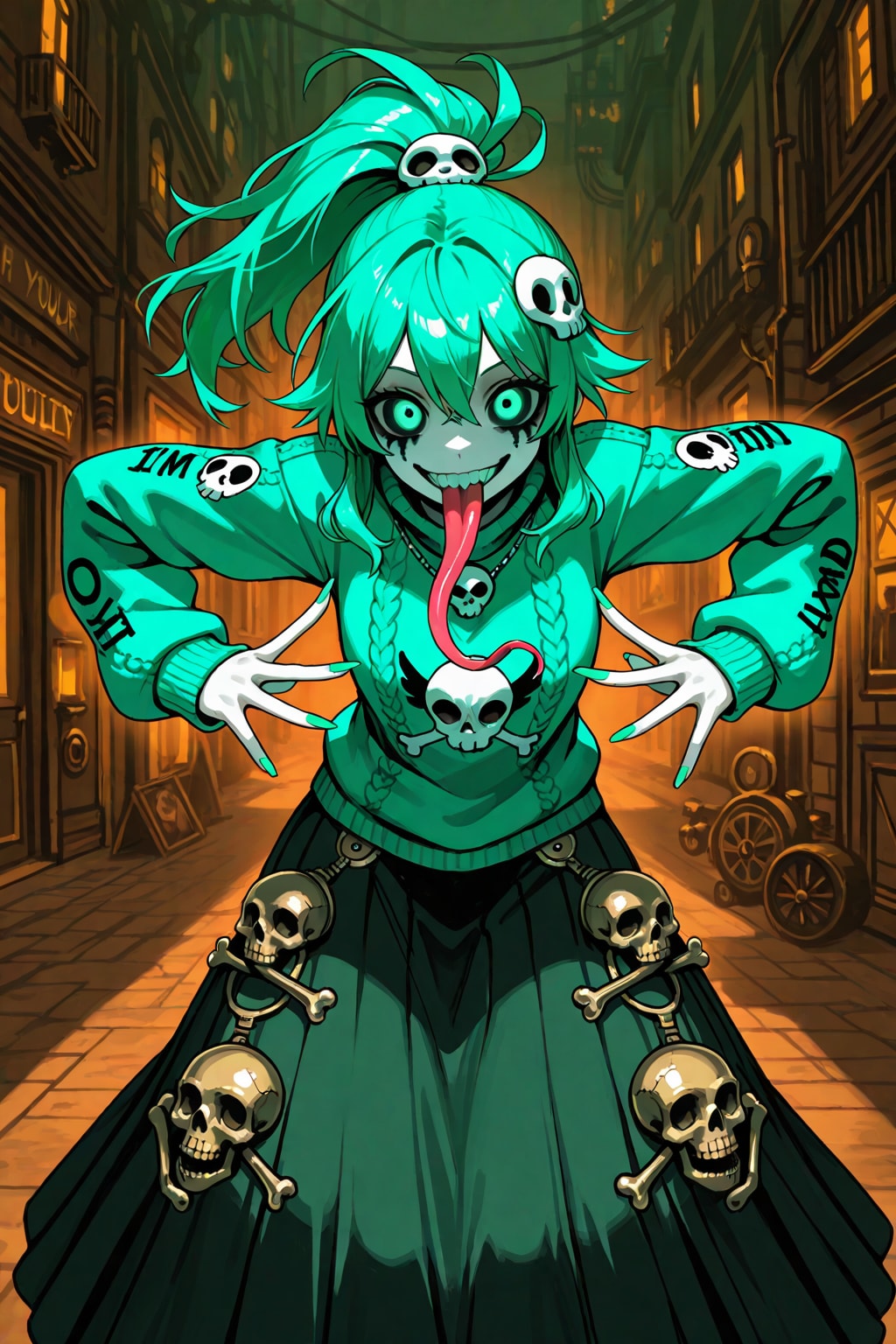 緑髪ちゃん
