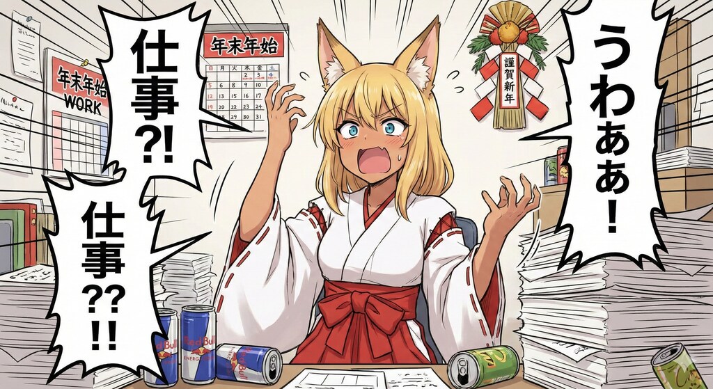 年末年始お仕事決定