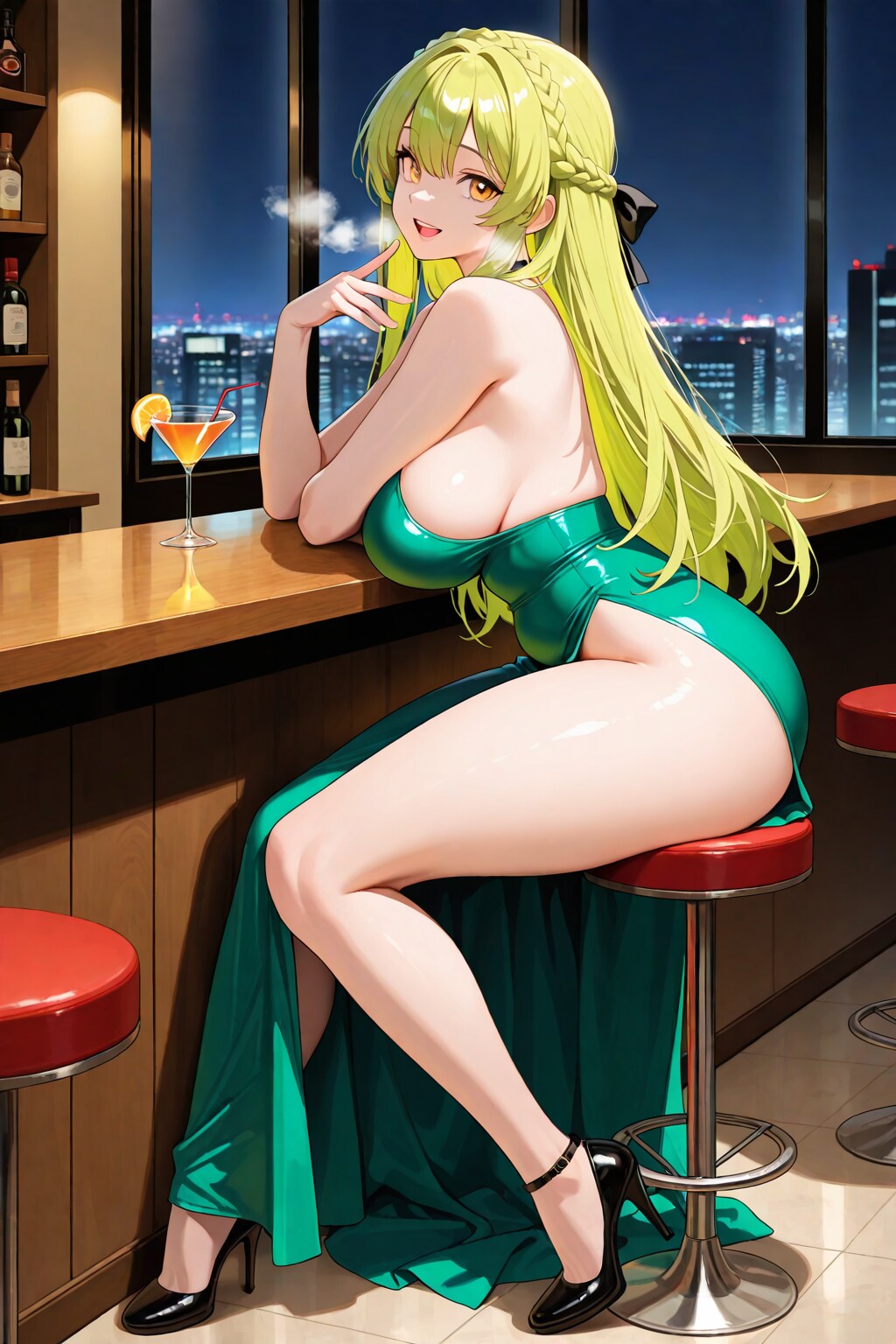 深々スリット