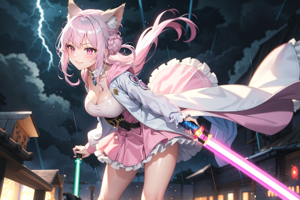 荒れる夜の中で