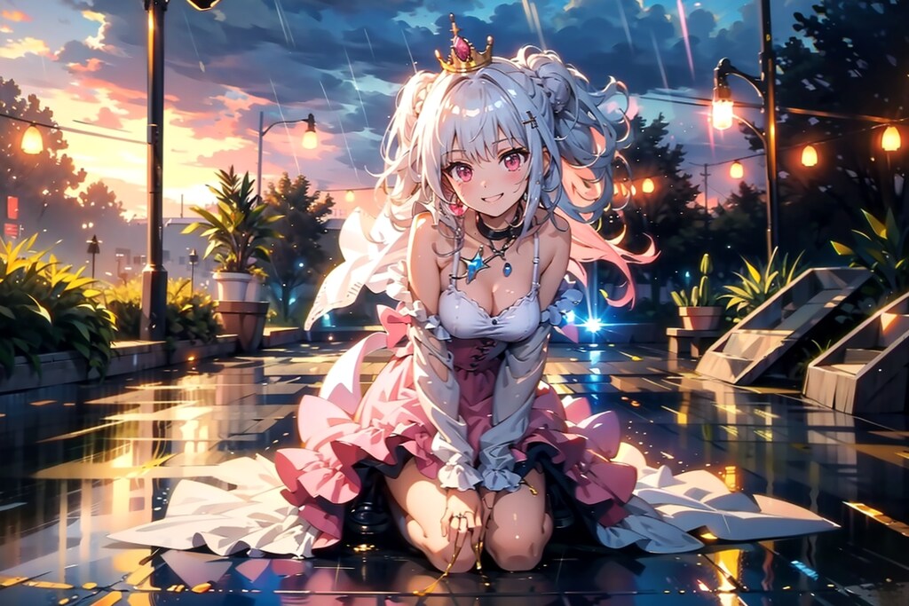 荒れる夜の中で