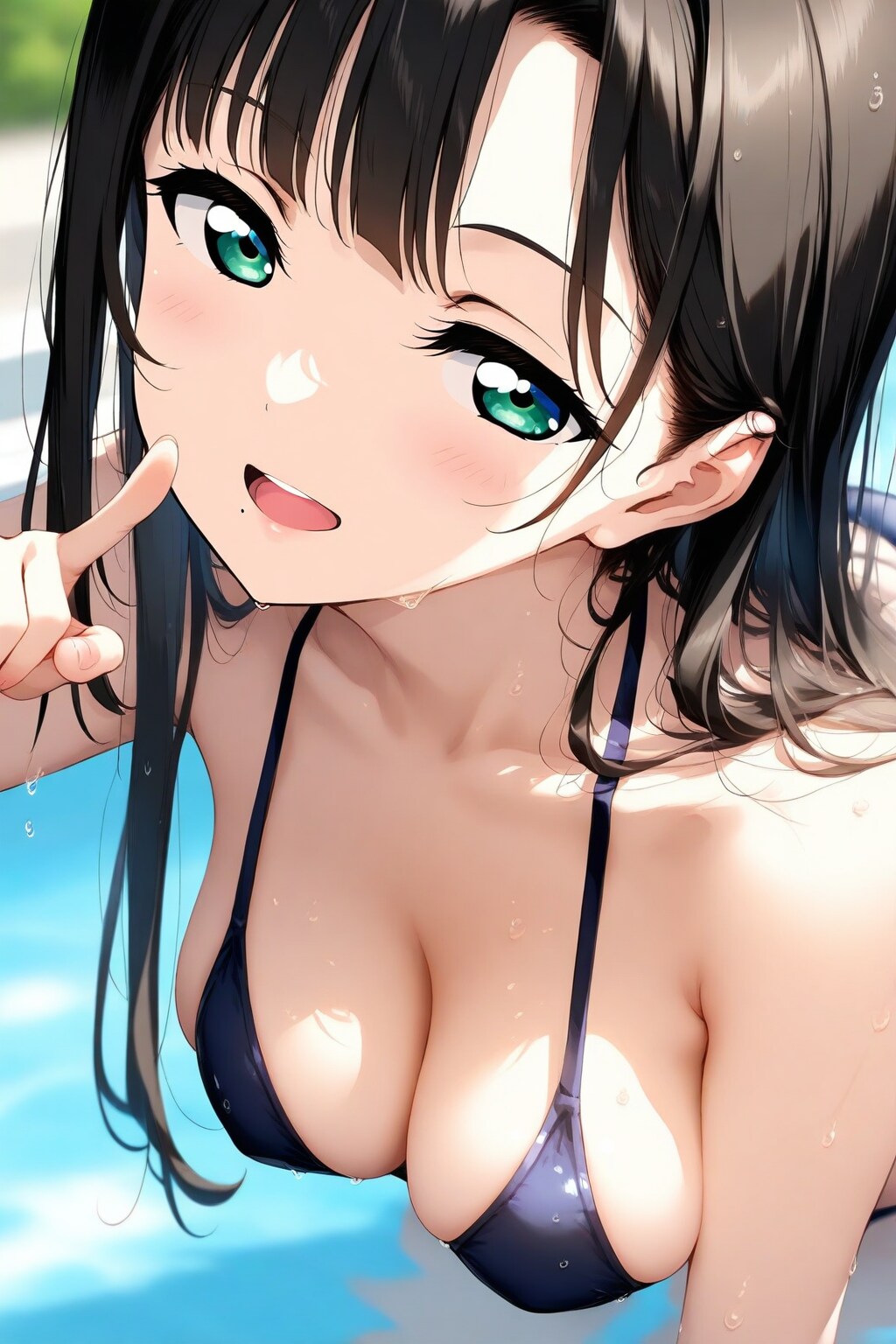 黒髪お姉さんの誘惑👙