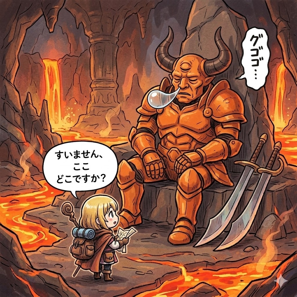 道にまよいました