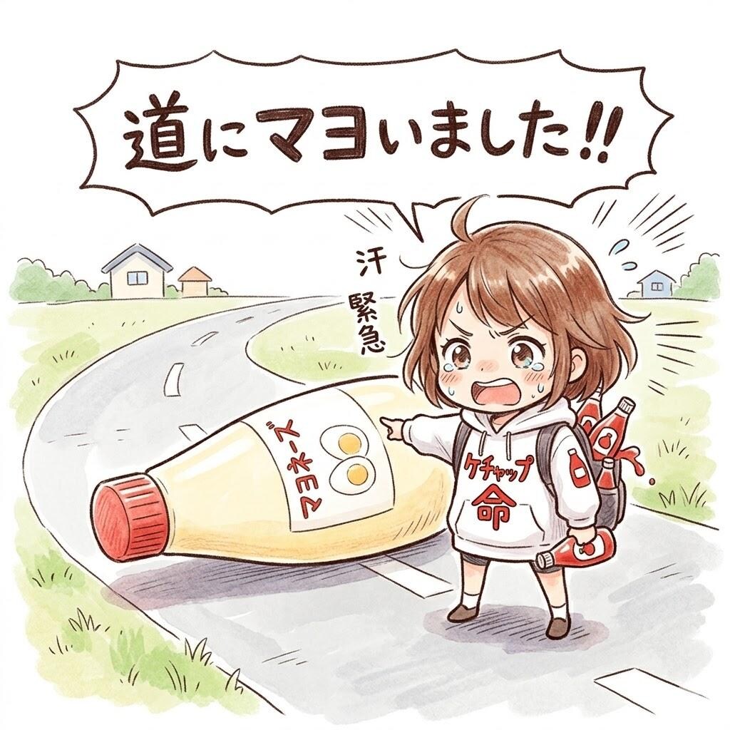 道にまよいました