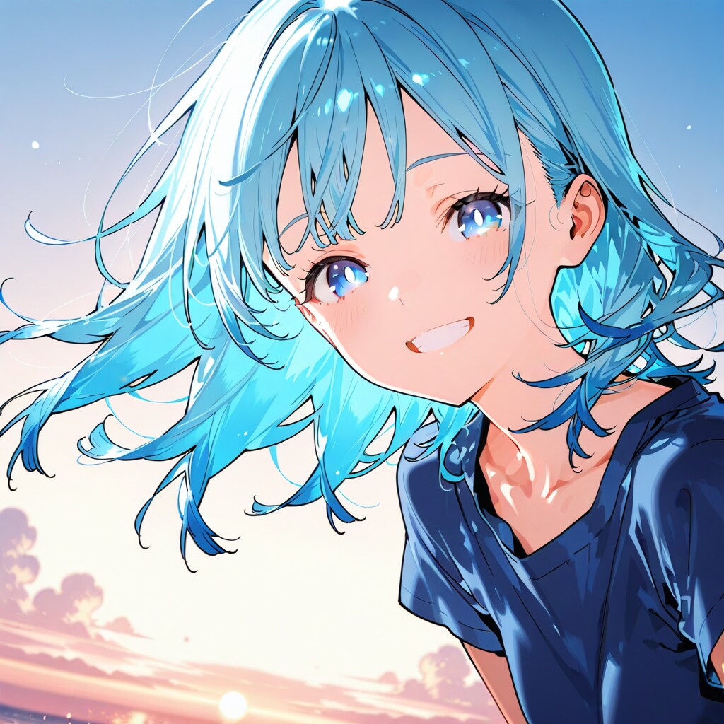 いたずらな笑顔