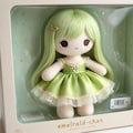 ウェディングドレスのEMERALDちゃんのぬいぐるみ 4枚目