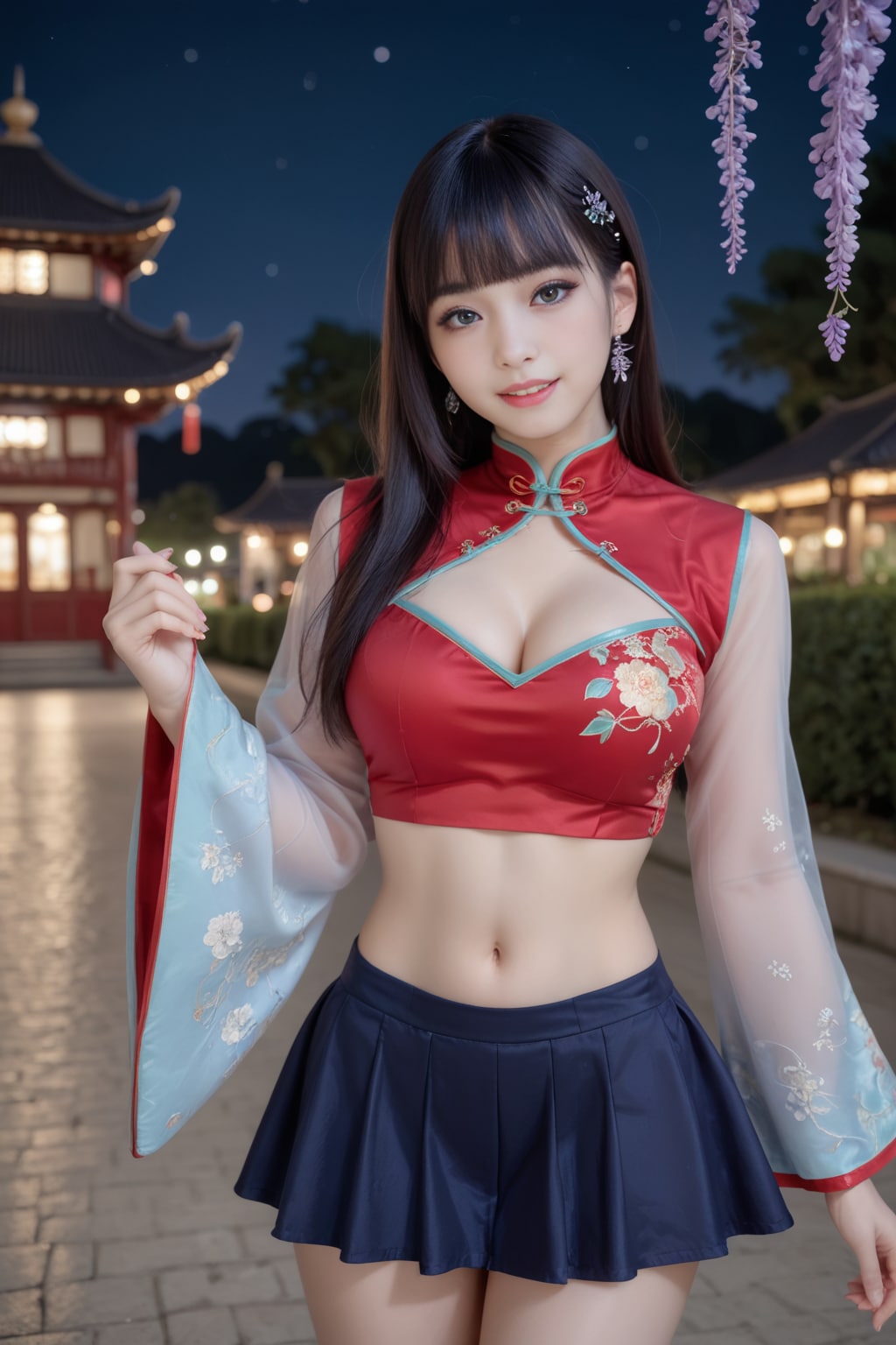 チャイナドレスの美女