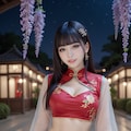 チャイナドレスの美女 6枚目
