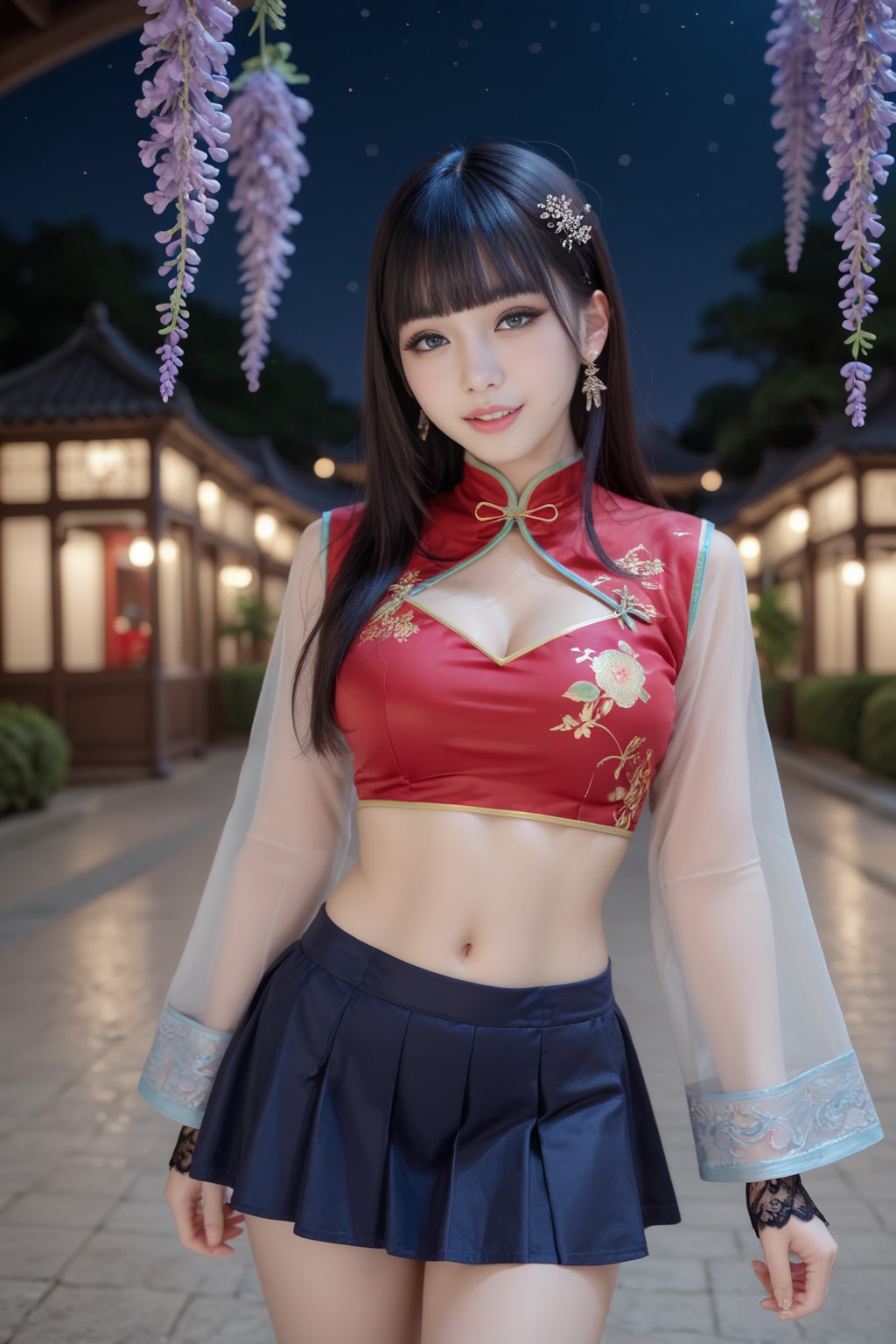 チャイナドレスの美女