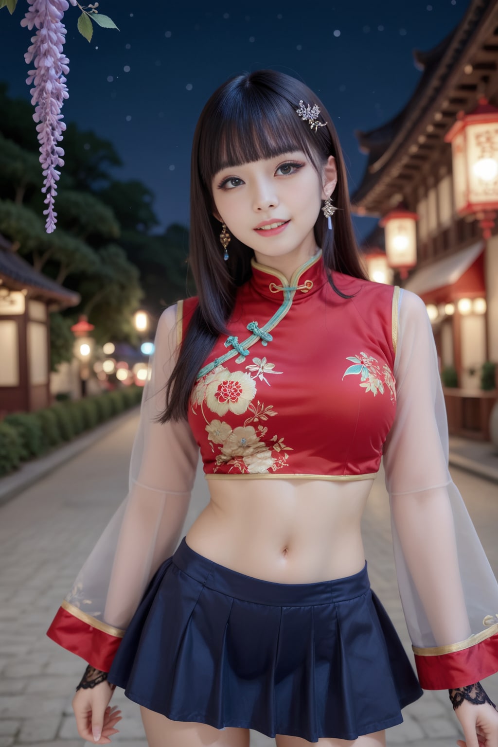 チャイナドレスの美女