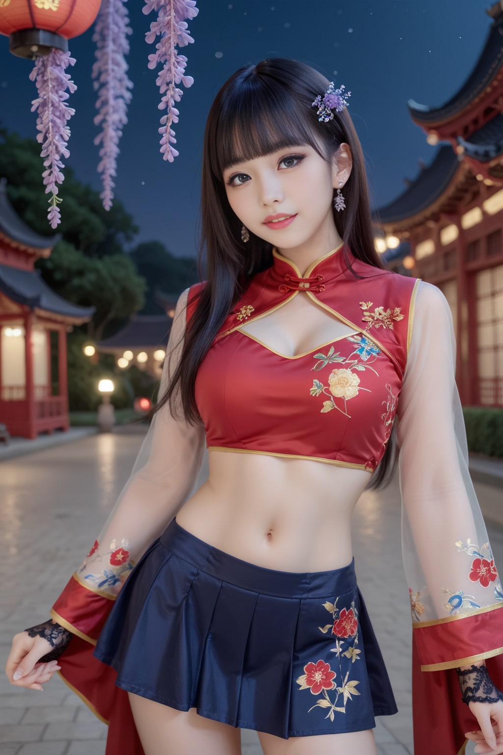 チャイナドレスの美女