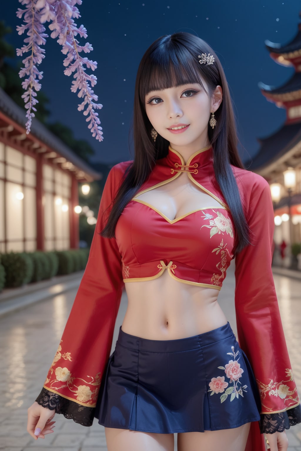 チャイナドレスの美女