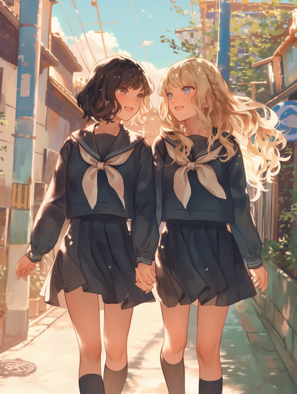 キスしたい二人のJK54