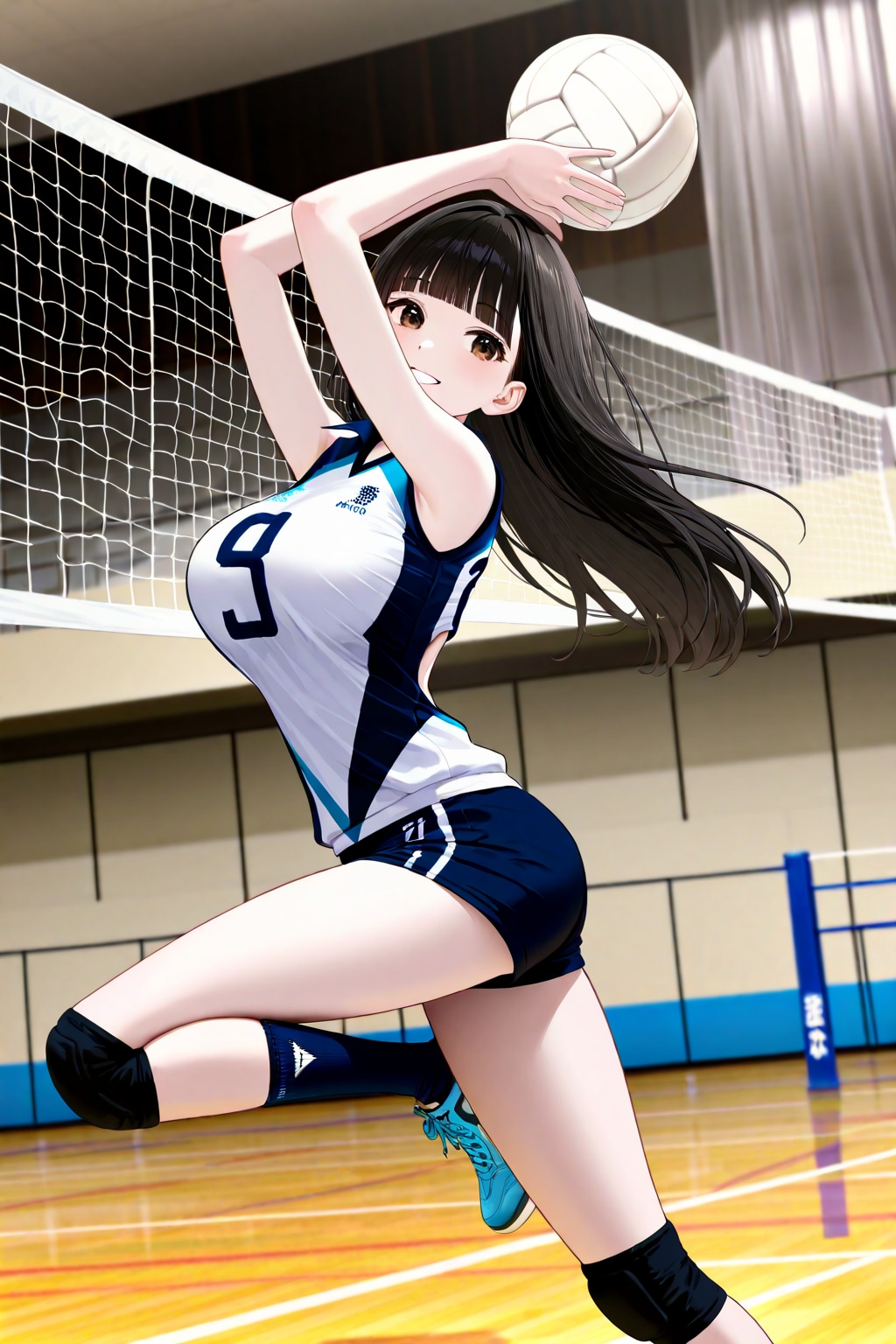 うちの子司令塔セッター　サキちゃん