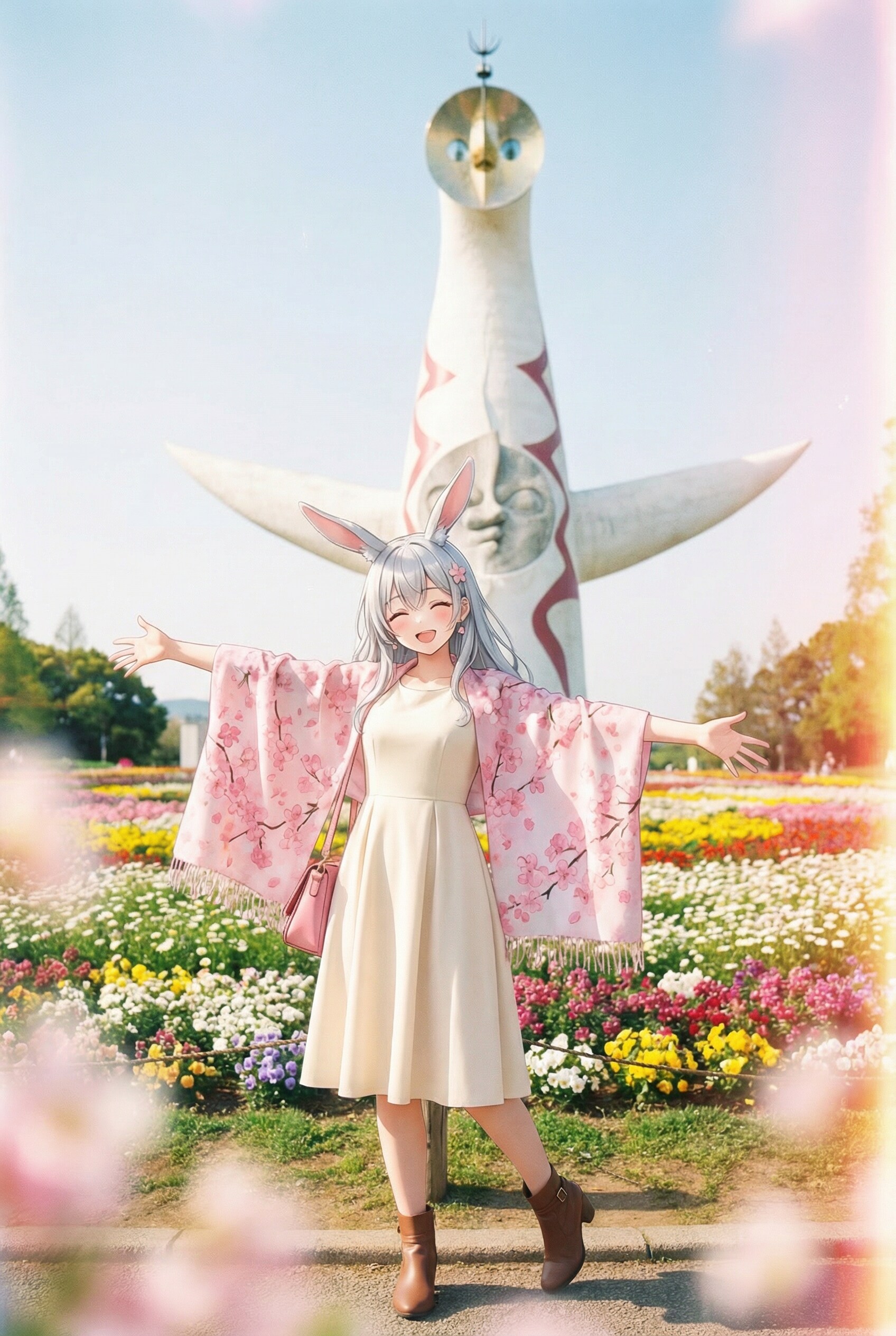 太陽の塔なのです🐰✨