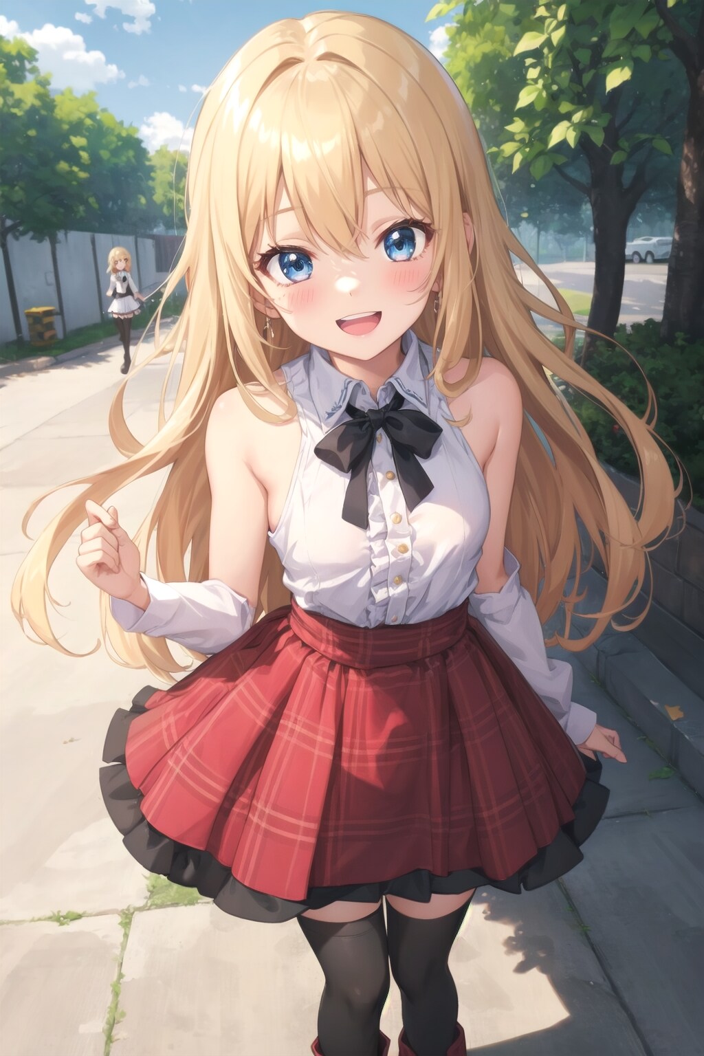 フリフリな金髪ちゃん