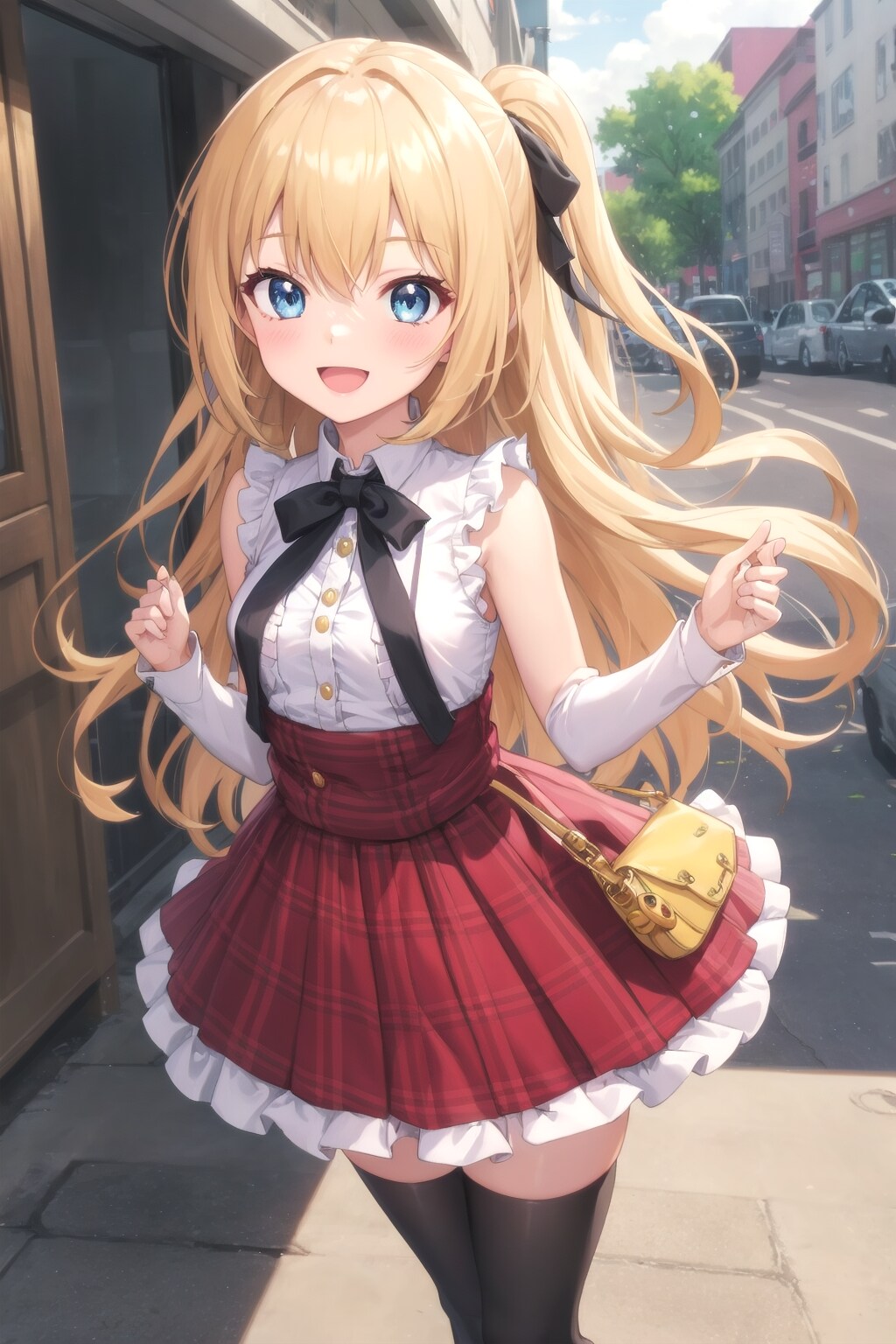 フリフリな金髪ちゃん | の人気AIイラスト・グラビア