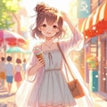 お団子ちゃんとアイスクリーム 5枚目