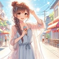 お団子ちゃんとアイスクリーム 2枚目