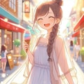 お団子ちゃんとアイスクリーム 3枚目