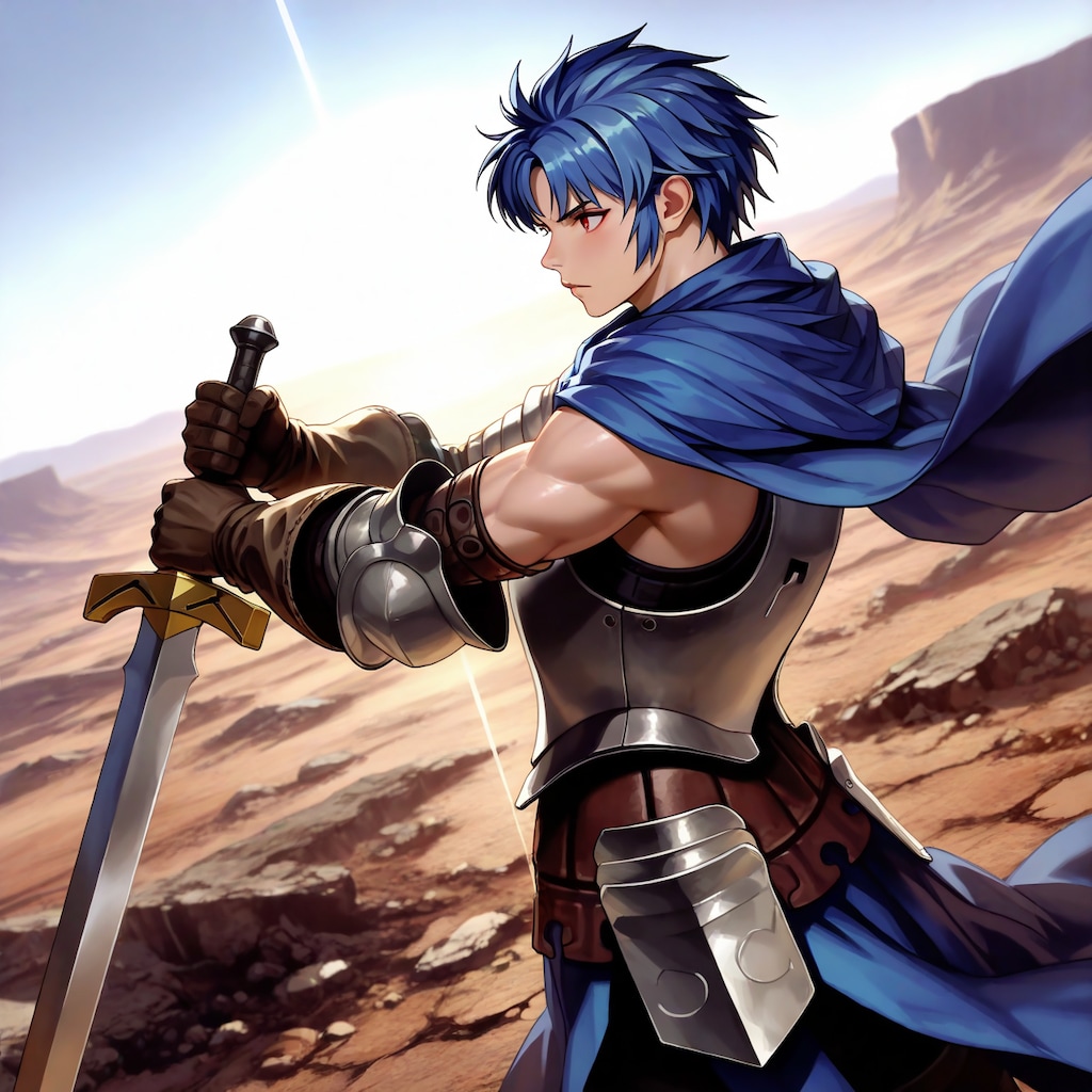 剣の両手持ちポーズテスト