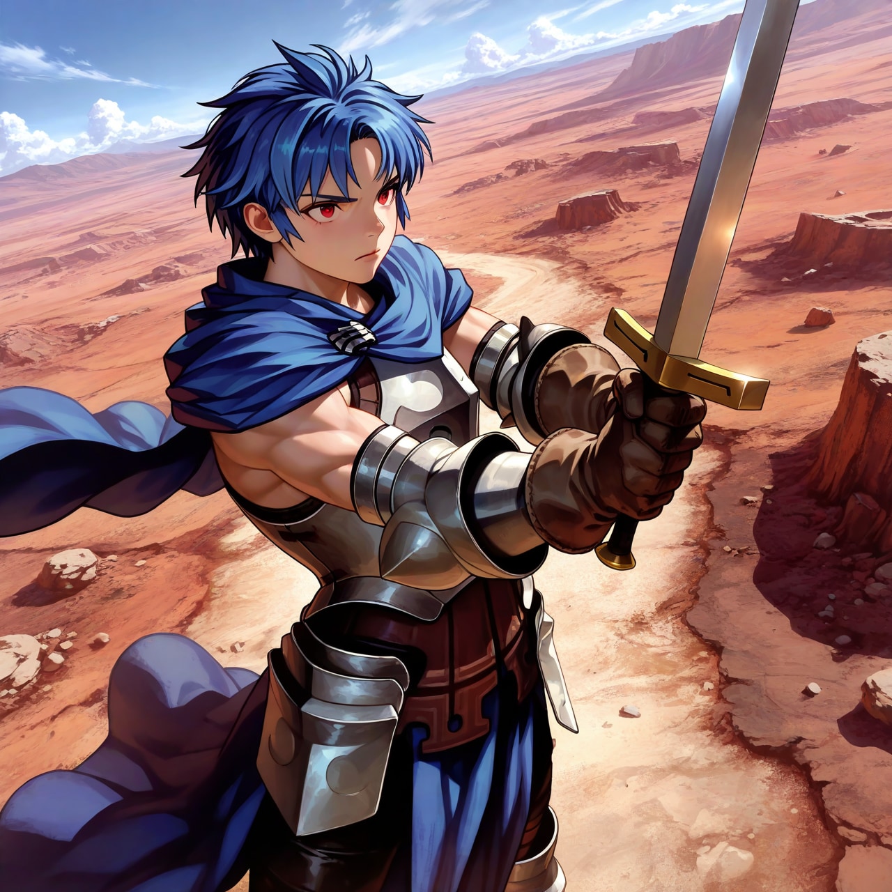 剣の両手持ちポーズテスト | の人気AIイラスト・グラビア