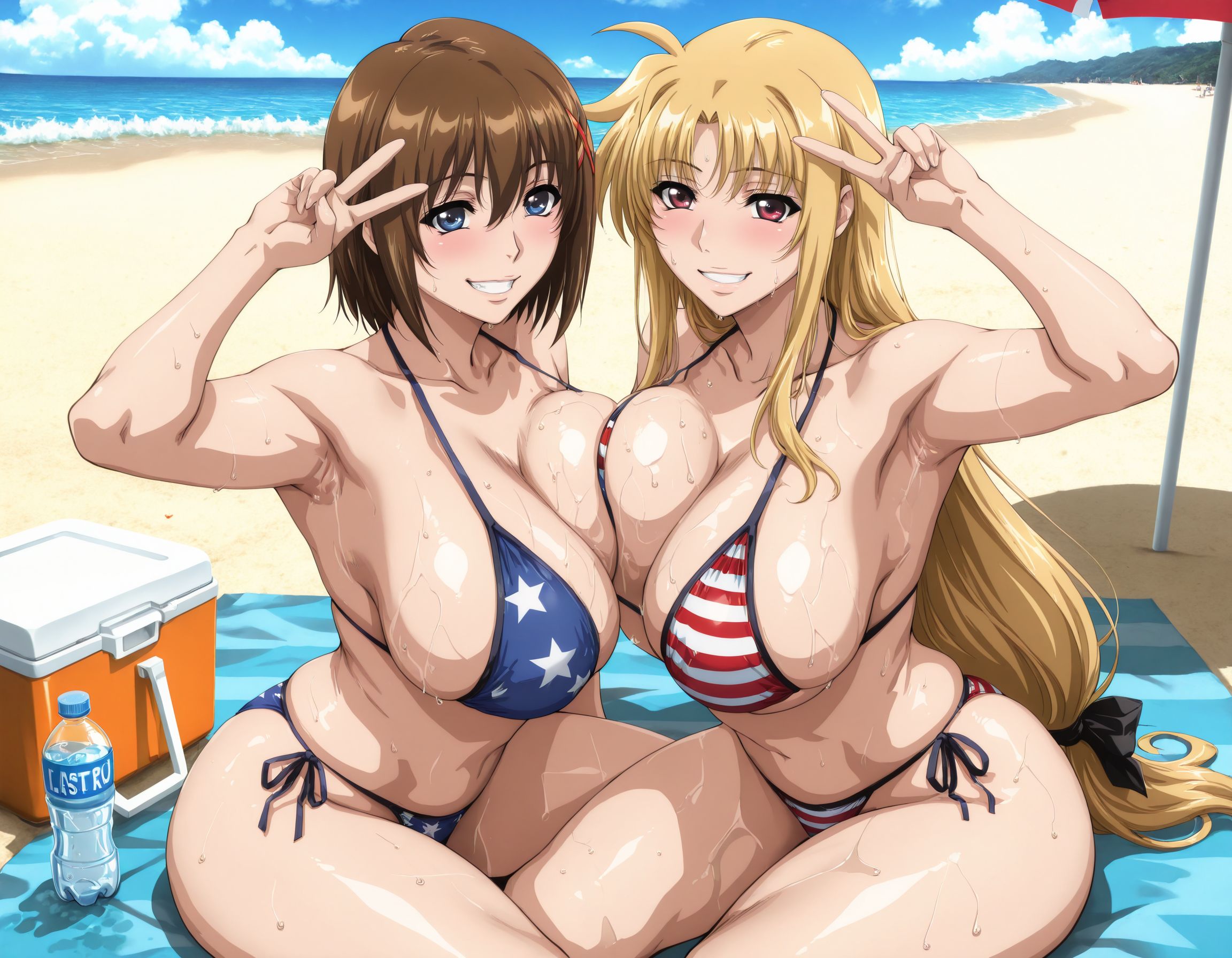あめりかんびきに( ´∀｀)σ)∀`)