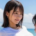ビーチでいちゃつく 3枚目