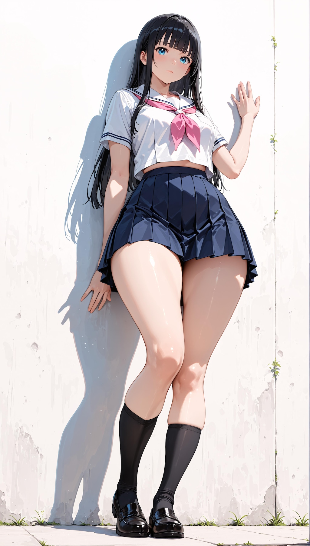 黒髪JKセーラー服１