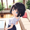 黒髪栞さん 5枚目