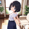 黒髪栞さん 6枚目