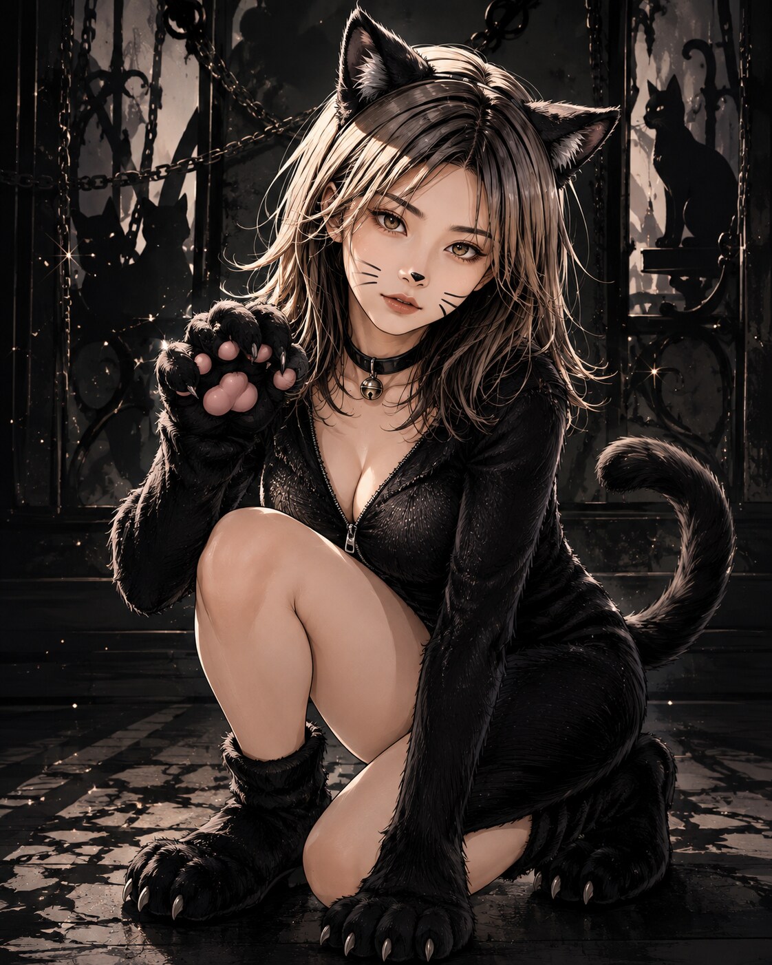 10/15 黒猫（クールちゃん） | の人気AIイラスト・グラビア