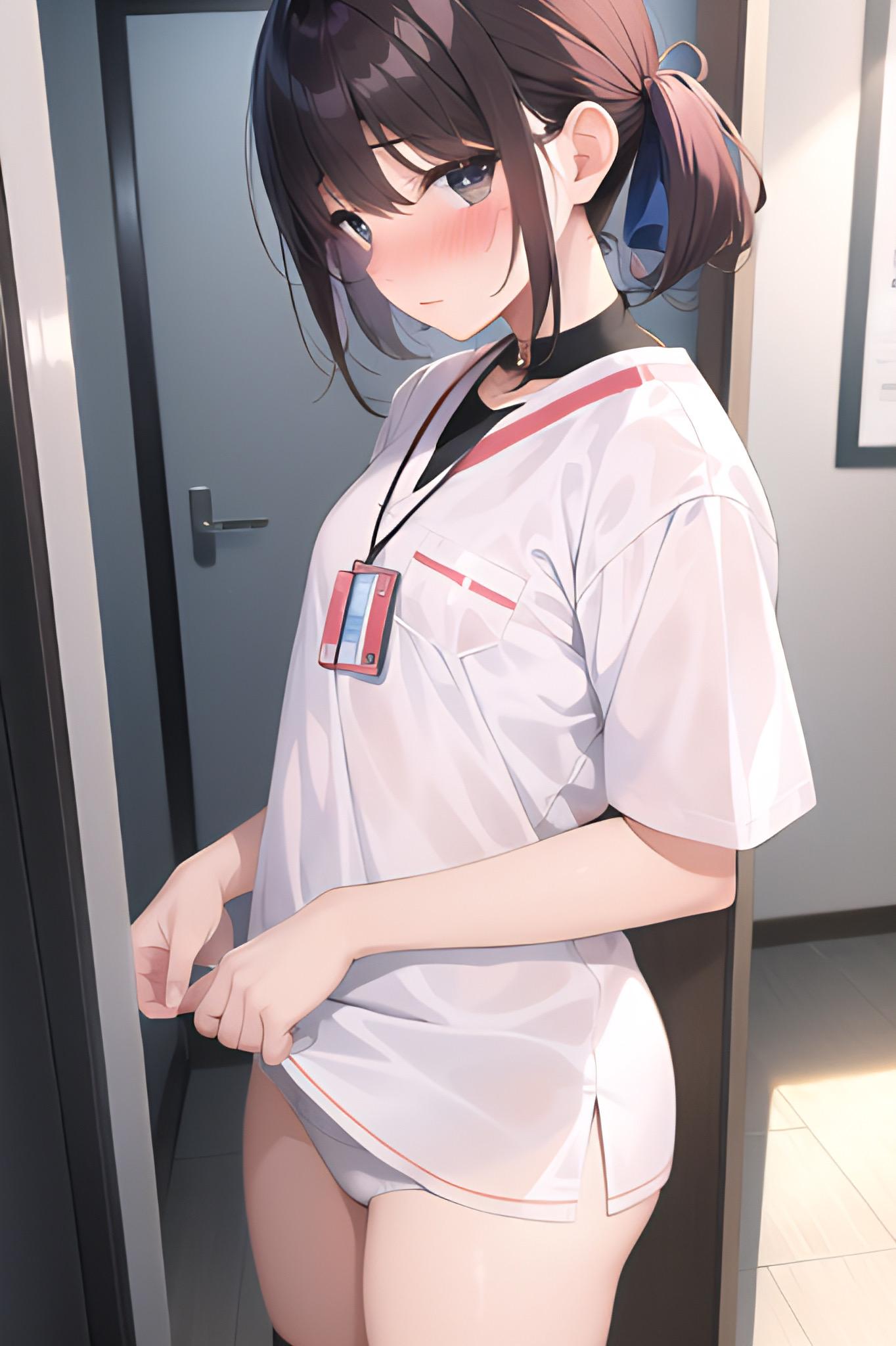 入院中の女の子