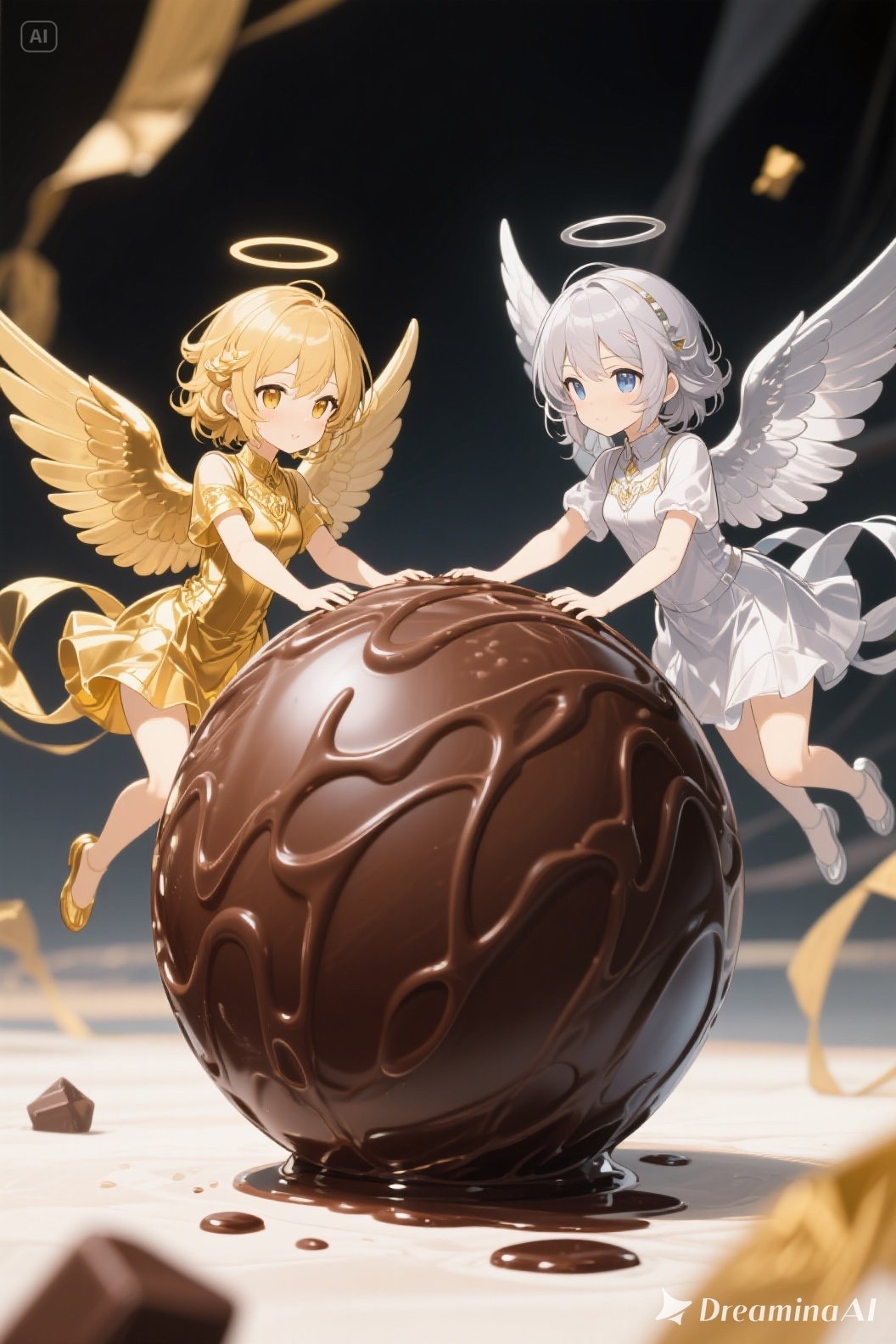 金と銀のエンゼル627 | の人気AIイラスト・グラビア