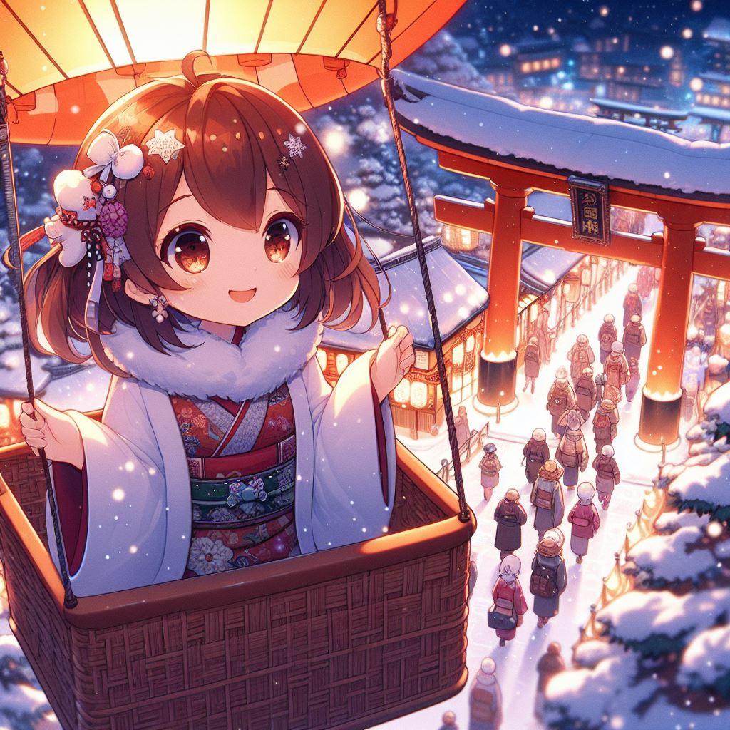 ８コマ間日本の四季・風物