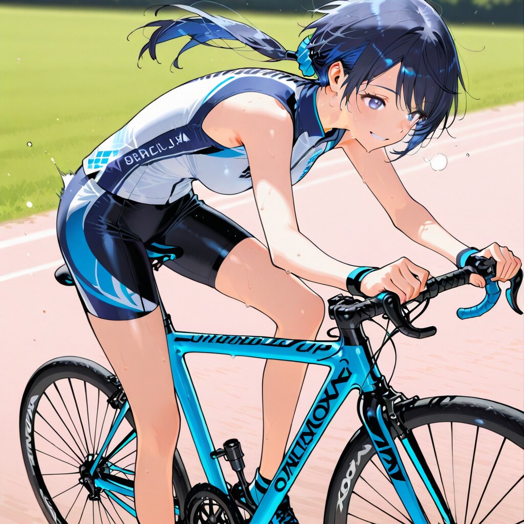 サイクリングする七瀬　149