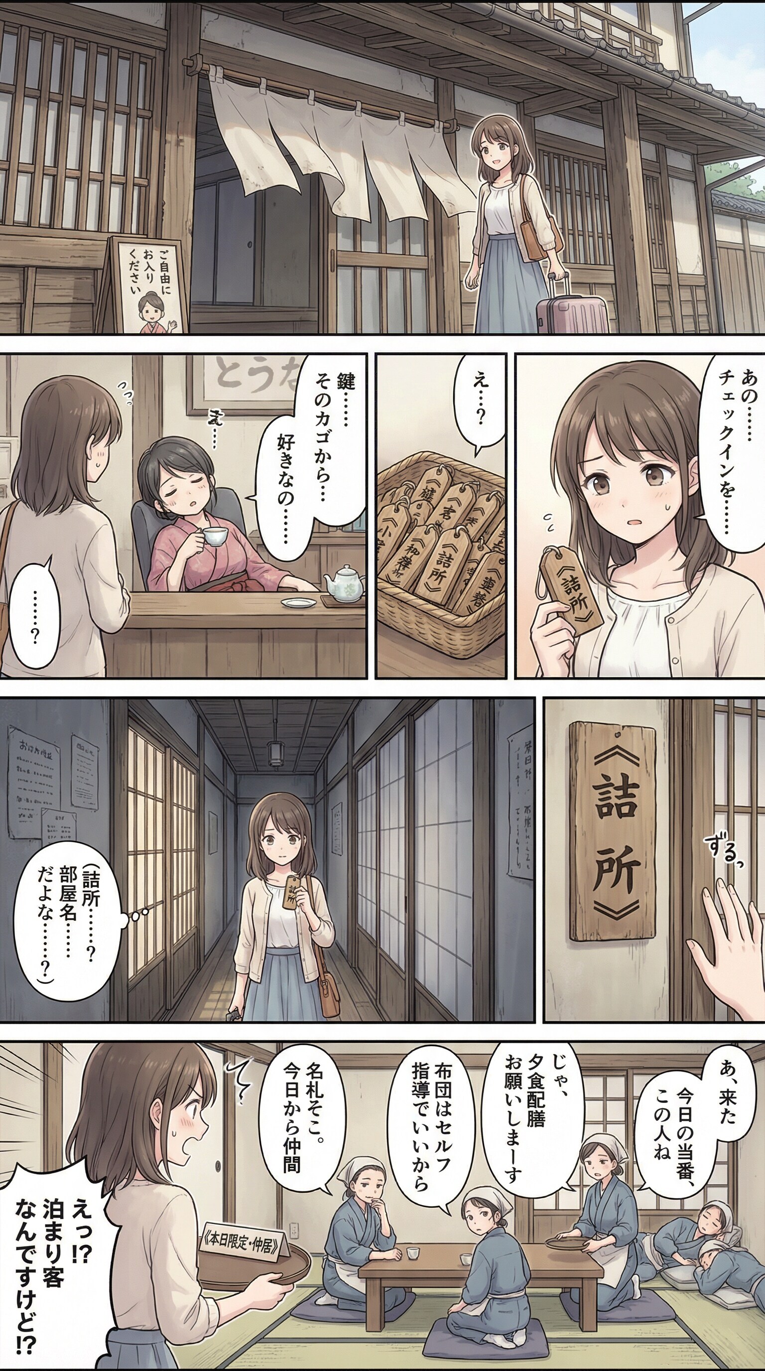 やる気のない温泉旅館