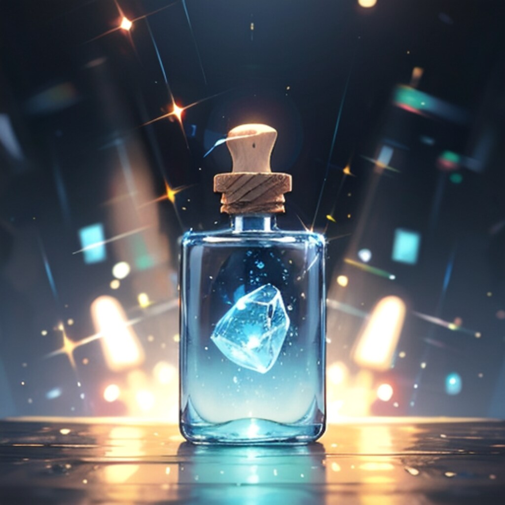 Will-o-wisp in bottle.