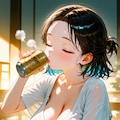 湯上りビール 5枚目