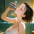 湯上りビール 12枚目