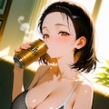 湯上りビール 7枚目