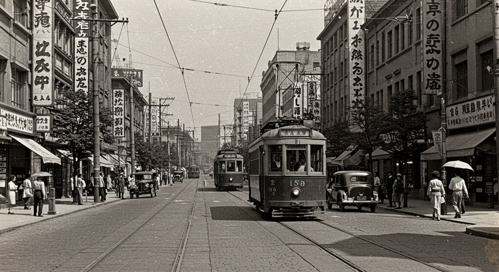 大正ロマン　路面電車のある街