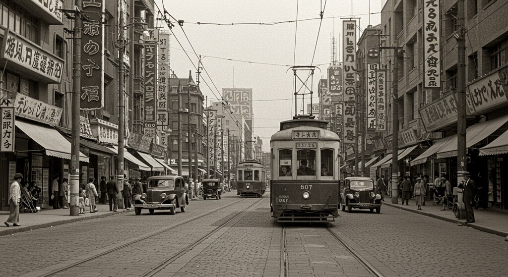 大正ロマン　路面電車のある街