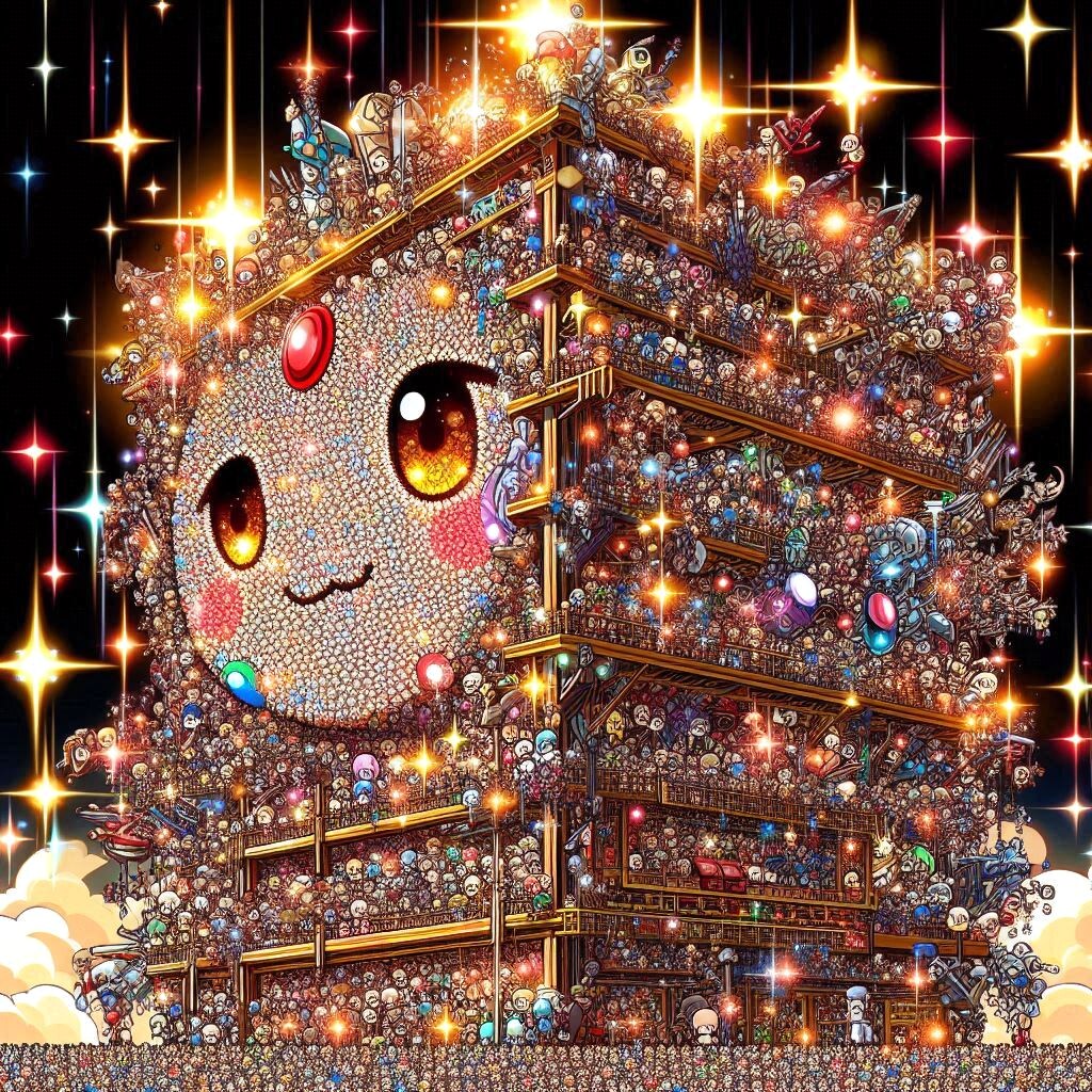 祈願多層舞台 | の人気AIイラスト・グラビア