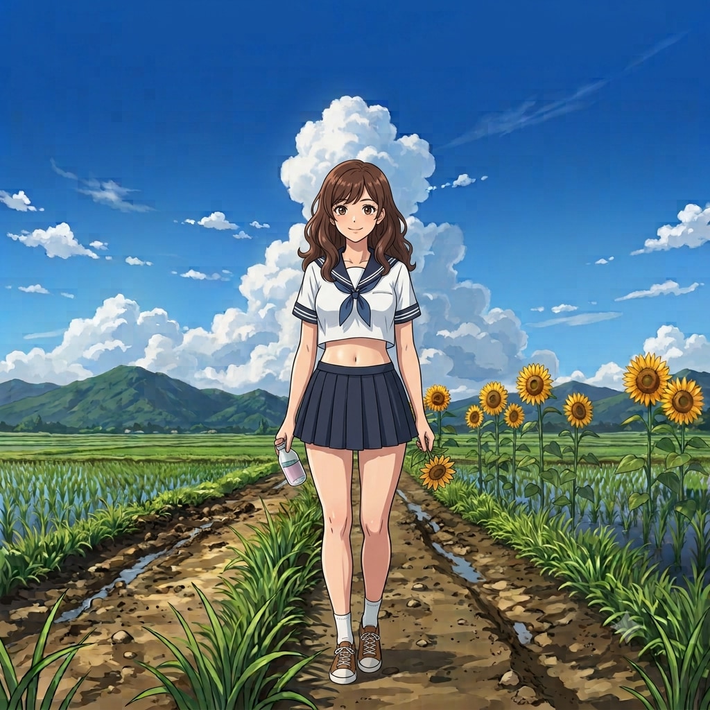 暑いから、みんな水分補給をしてね！