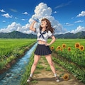 暑いから、みんな水分補給をしてね！ 3枚目